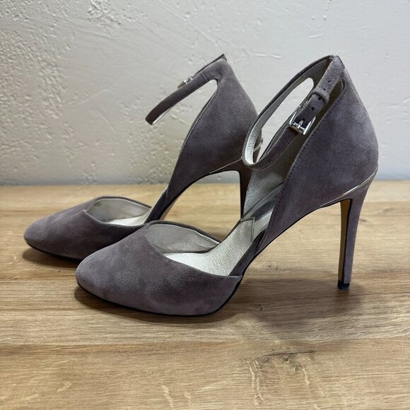 Michael Kors Georgia Suede Ankle Strap Pump - Picture 2 of 6